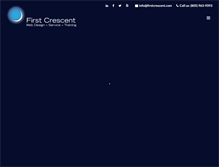 Tablet Screenshot of firstcrescent.com